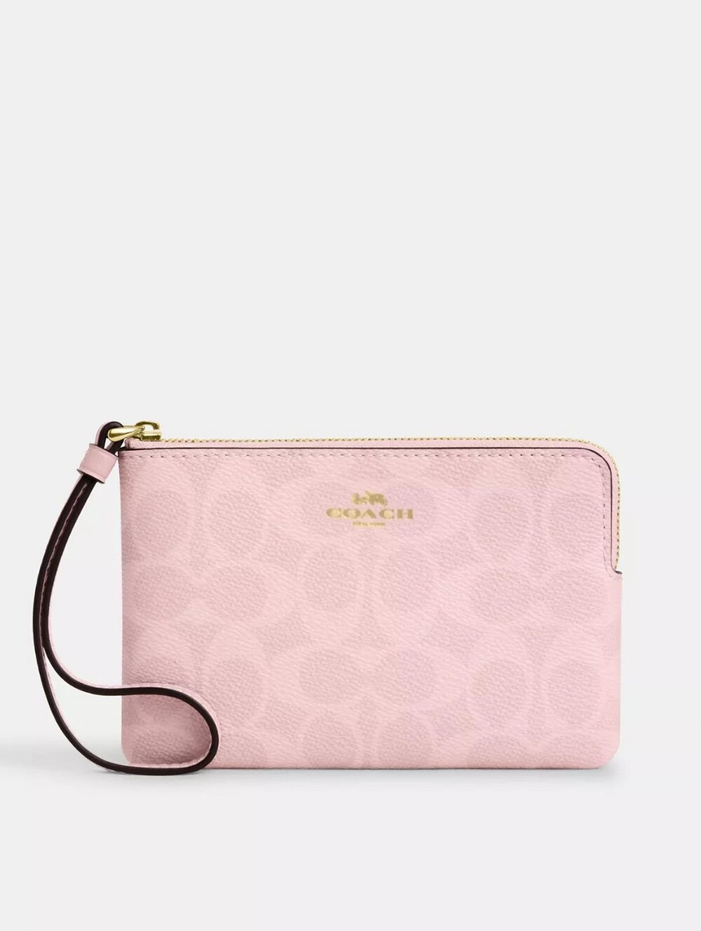 Coach Wristlet In Signature Csnvas